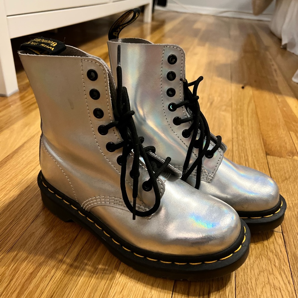 Metallic Dr. Martens